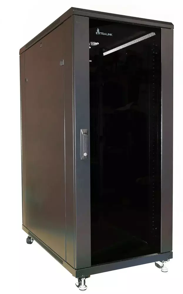 Stojąca Extralink EX.11397-37U 600x800 Czarna | Szafa rack | stojąca