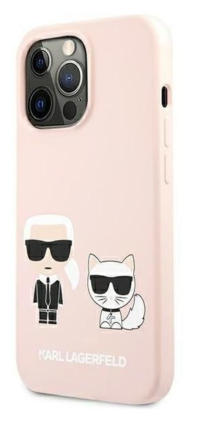 Karl Lagerfeld Slilicone Karl & Choupette Magsafe - Etui iPhone 13 Pro Max (różowy)