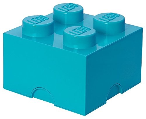 Pudełko na klocki Lego Storage Brick 4 lazurowy