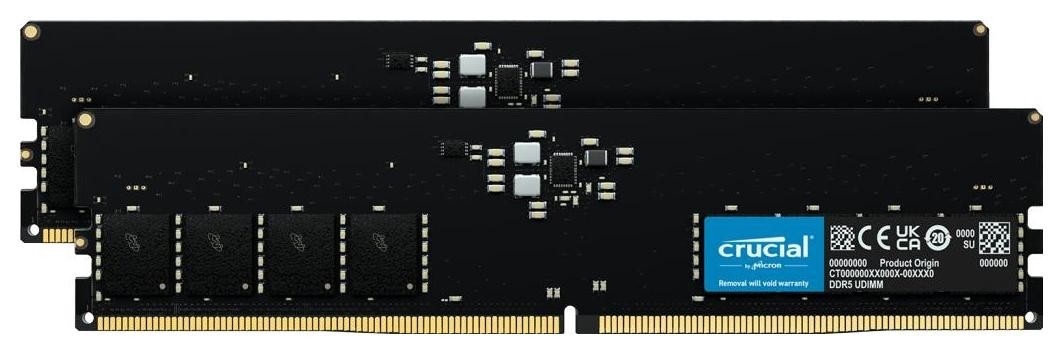 Crucial 128GB [2x64GB 5600MHz DDR5 CL46 DIMM]