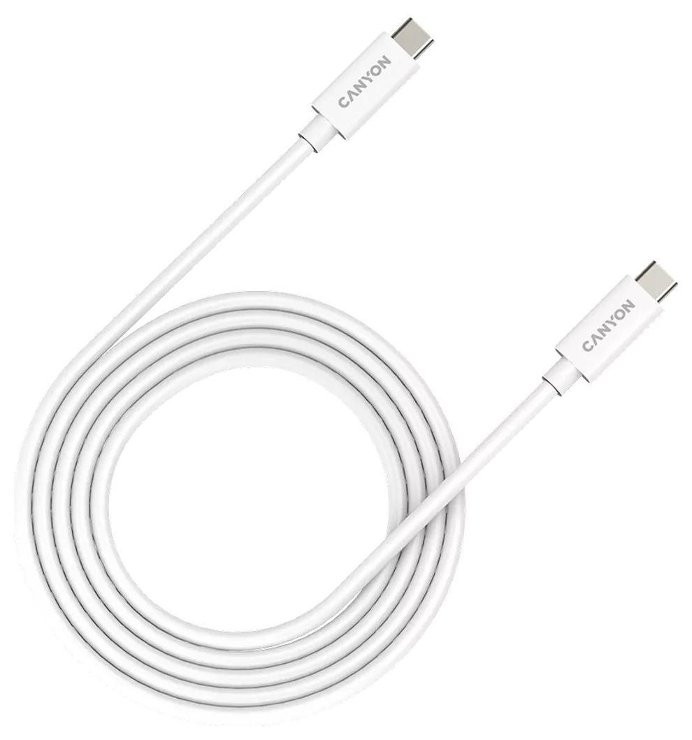 Canyon UC-42 USB-C USB-C 20Gbps 240B 4K 1m Biały