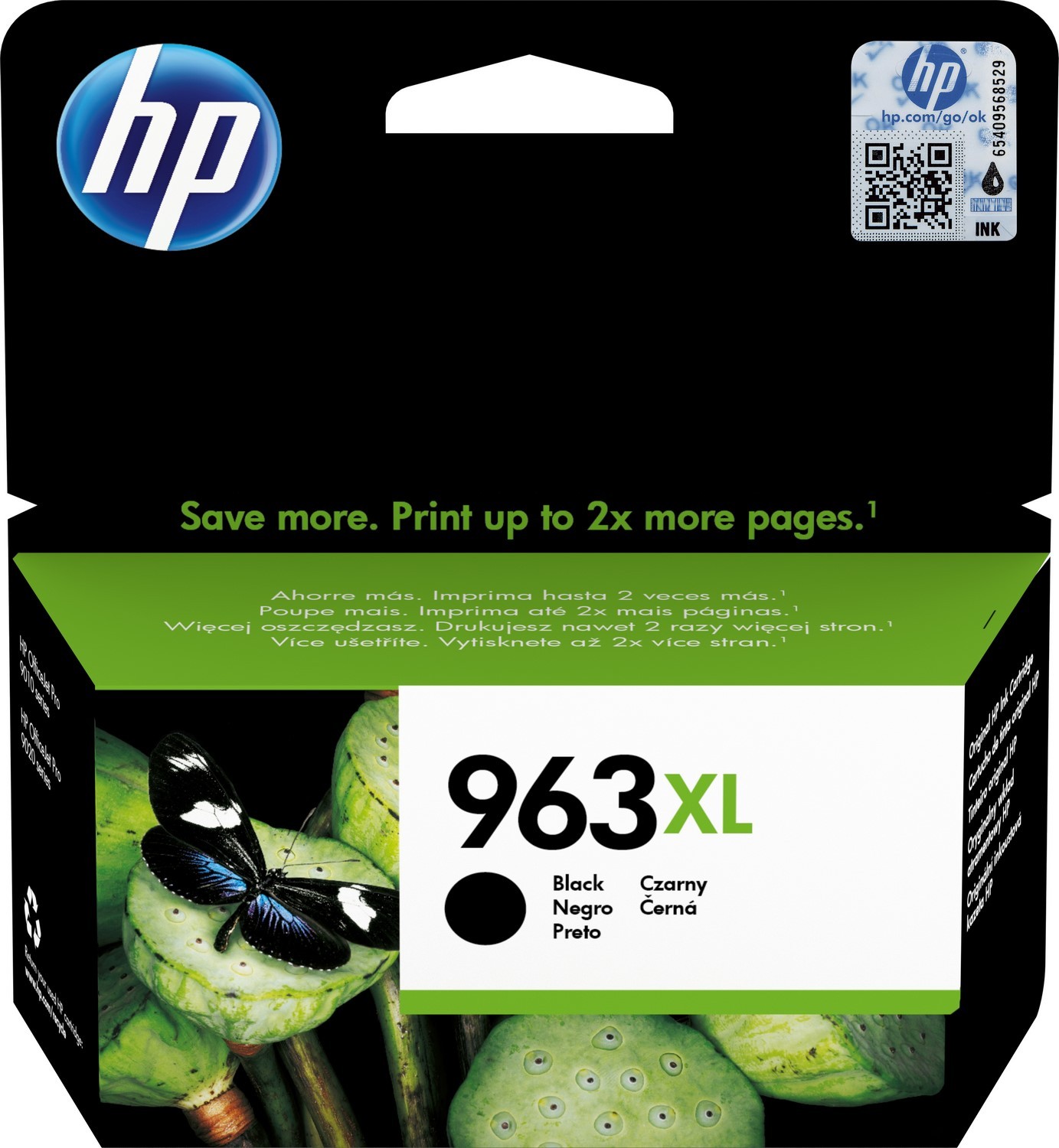 Oryginał HP 963XL czarny 3JA30AE Instant Ink