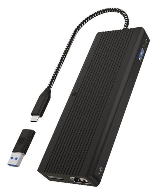 Icy Box 9-in-1 USB Type-C & Type-A Dual Video Output