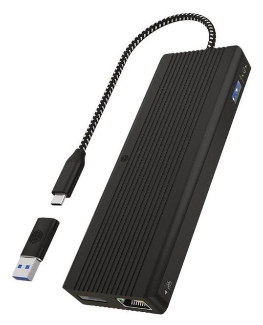 Icy Box 9-in-1 USB Type-C & Type-A Dual Video Output