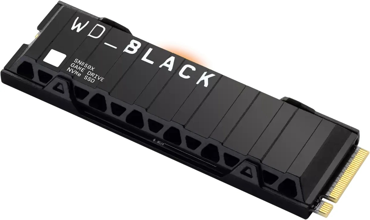 WD Black SN850X M.2 PCIe NVMe 4TB with Heatsink