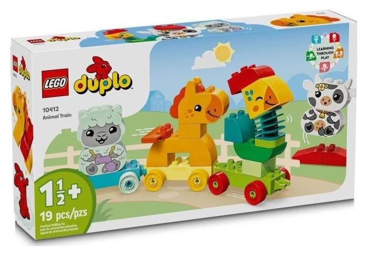 Klocki konstrukcyjne LEGO Duplo 10412 My First Pociąg Ze Zwierzątkami
