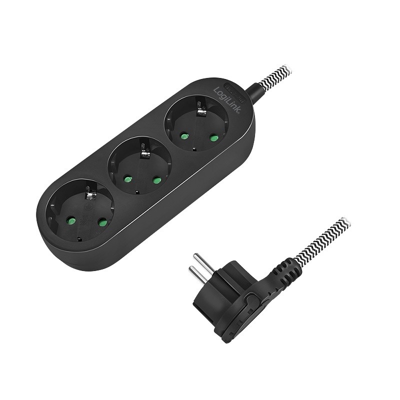 LogiLink 3 gniazda 1.5m