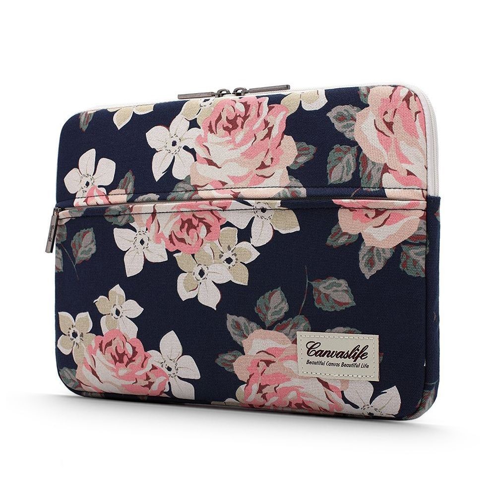 Etui Canvaslife 15''-16'' navy rose