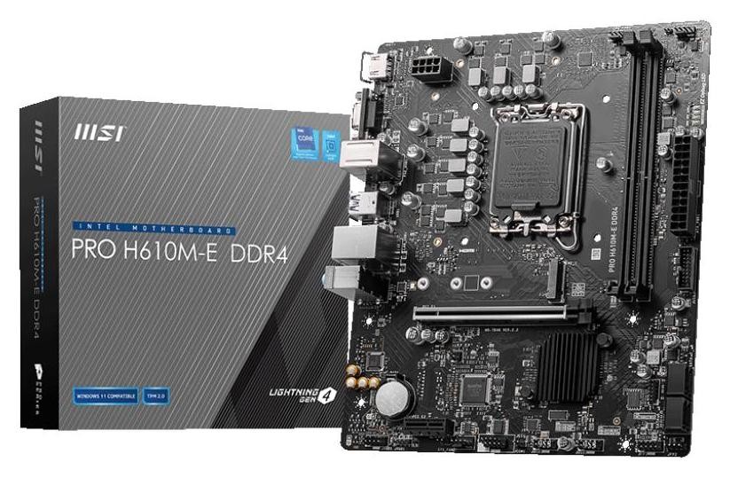 MSI PRO H610M-E DDR4