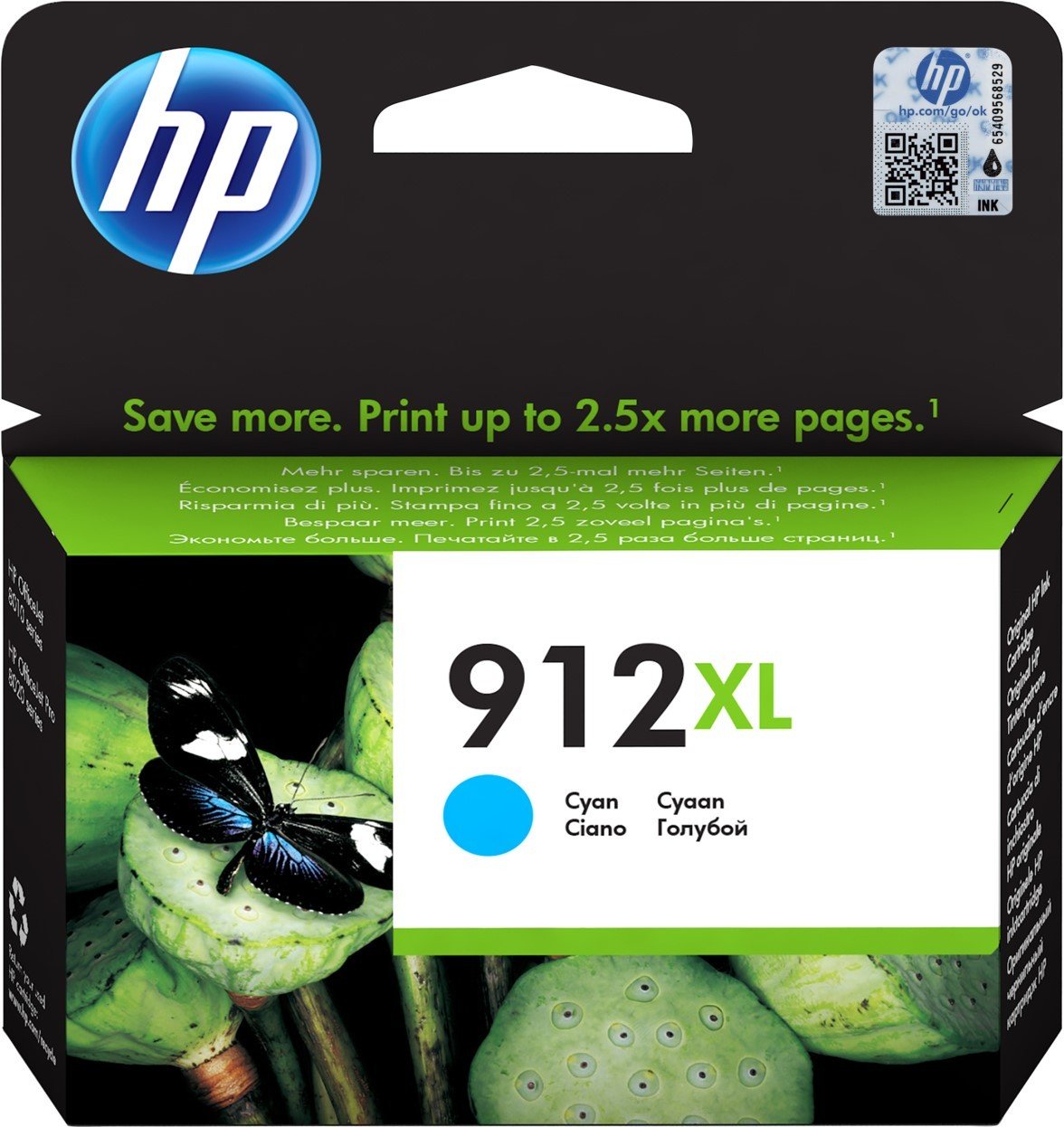 Oryginał HP 912 XL błękitny 3YL81AE instant ink
