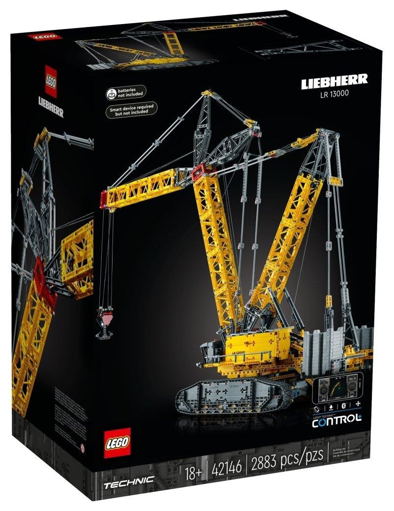 Klocki konstrukcyjne LEGO Technic 42146 Żuraw gąsienicowy Liebherr LR 13000
