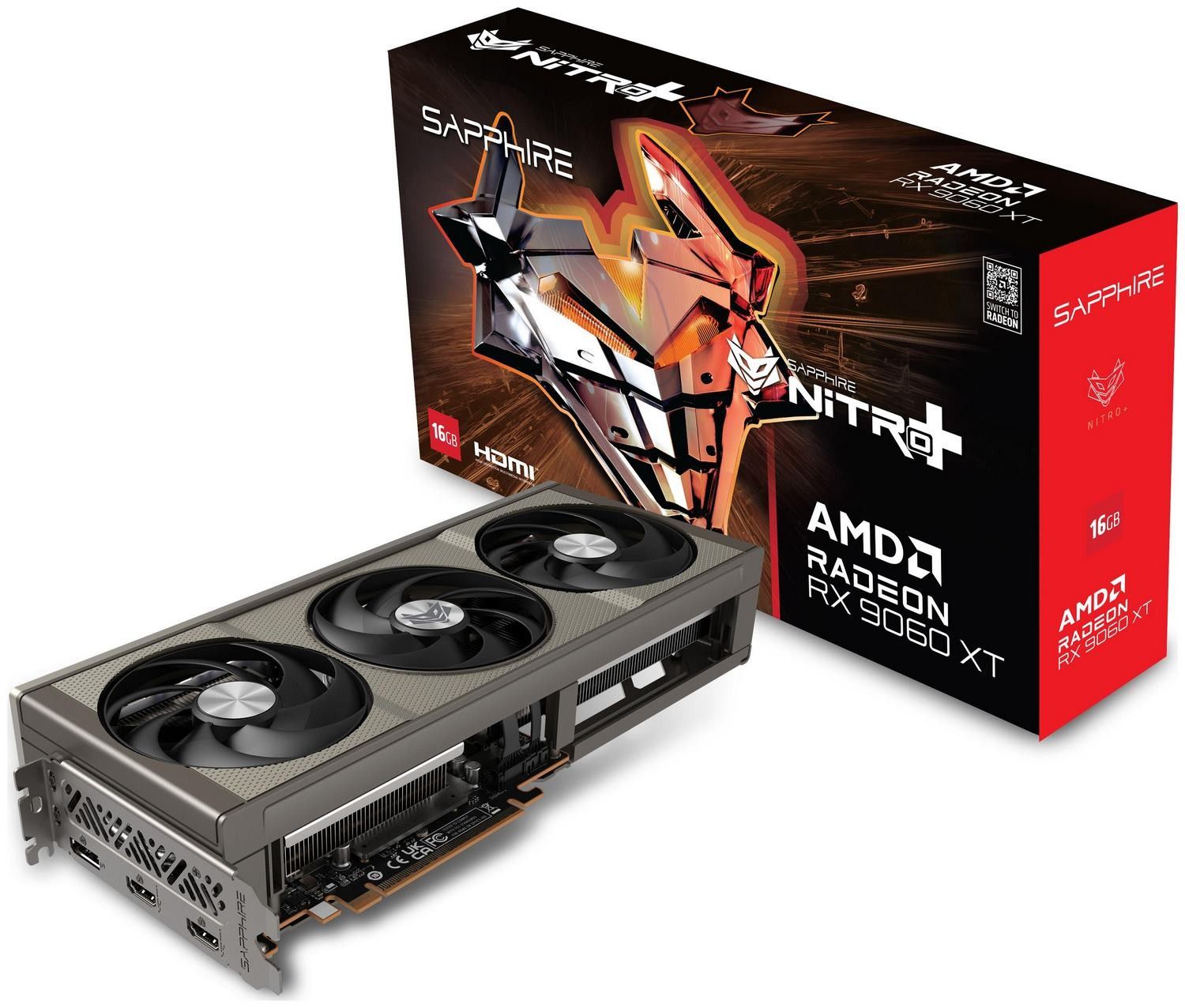 Sapphire Radeon RX 9060 XT Nitro+ 16GB OC