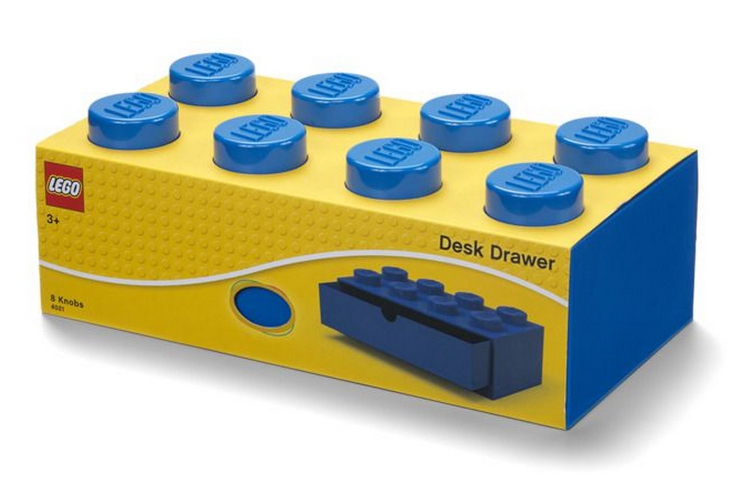Szuflada na klocki Lego Brick 8 Desk Drawer niebieski