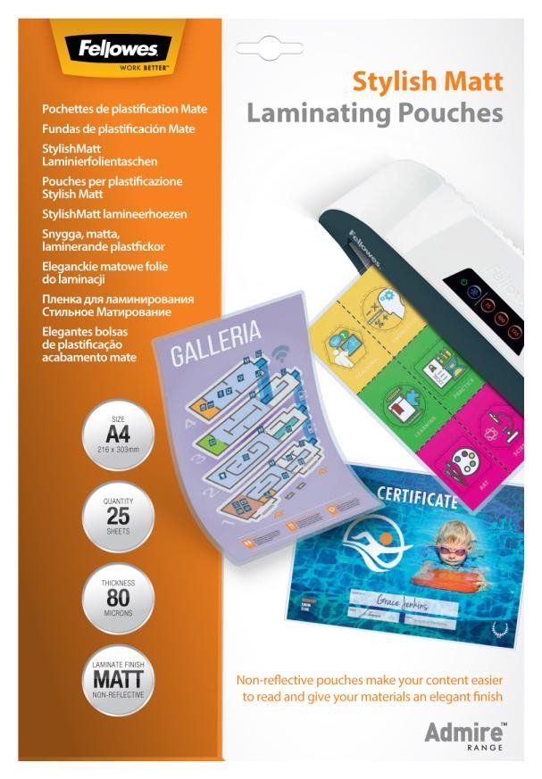 Fellowes A4 StylishMatt 25 szt.