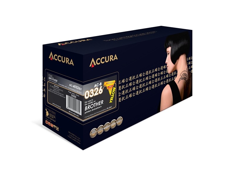 Zamiennik Accura toner Brother (TN-326Y) zamiennik