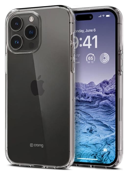 Etui typu plecki Crong Crystal Slim Cover - Etui iPhone 15 Pro Max (przezroczysty)