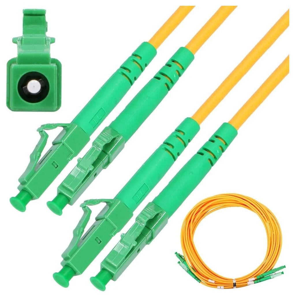 Jednomodowy Extralink LC/APC-LC/APC | Jednomodowy, Duplex, 9/125um, G657A, 3m