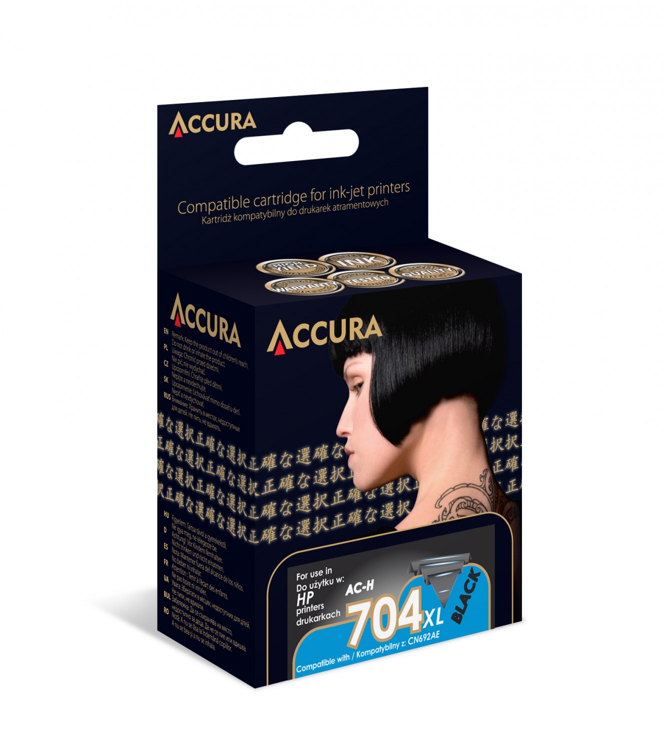 Zamiennik Accura ink HP No. 704 XL (CN692AE) zamiennik