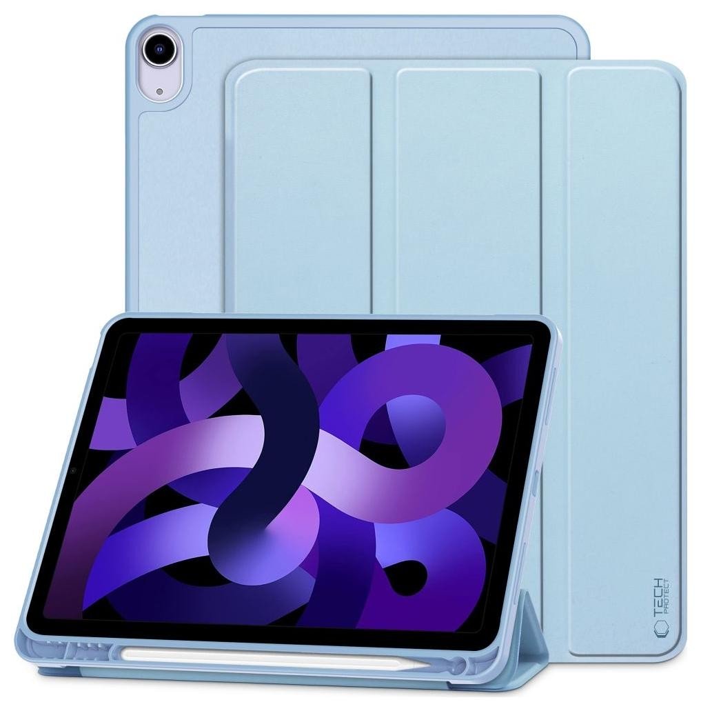 Etui z klapką Tech-Protect Sc Pen iPad Air 10.9 4 / 5 / 6 / 2020-2024 Sky Blue