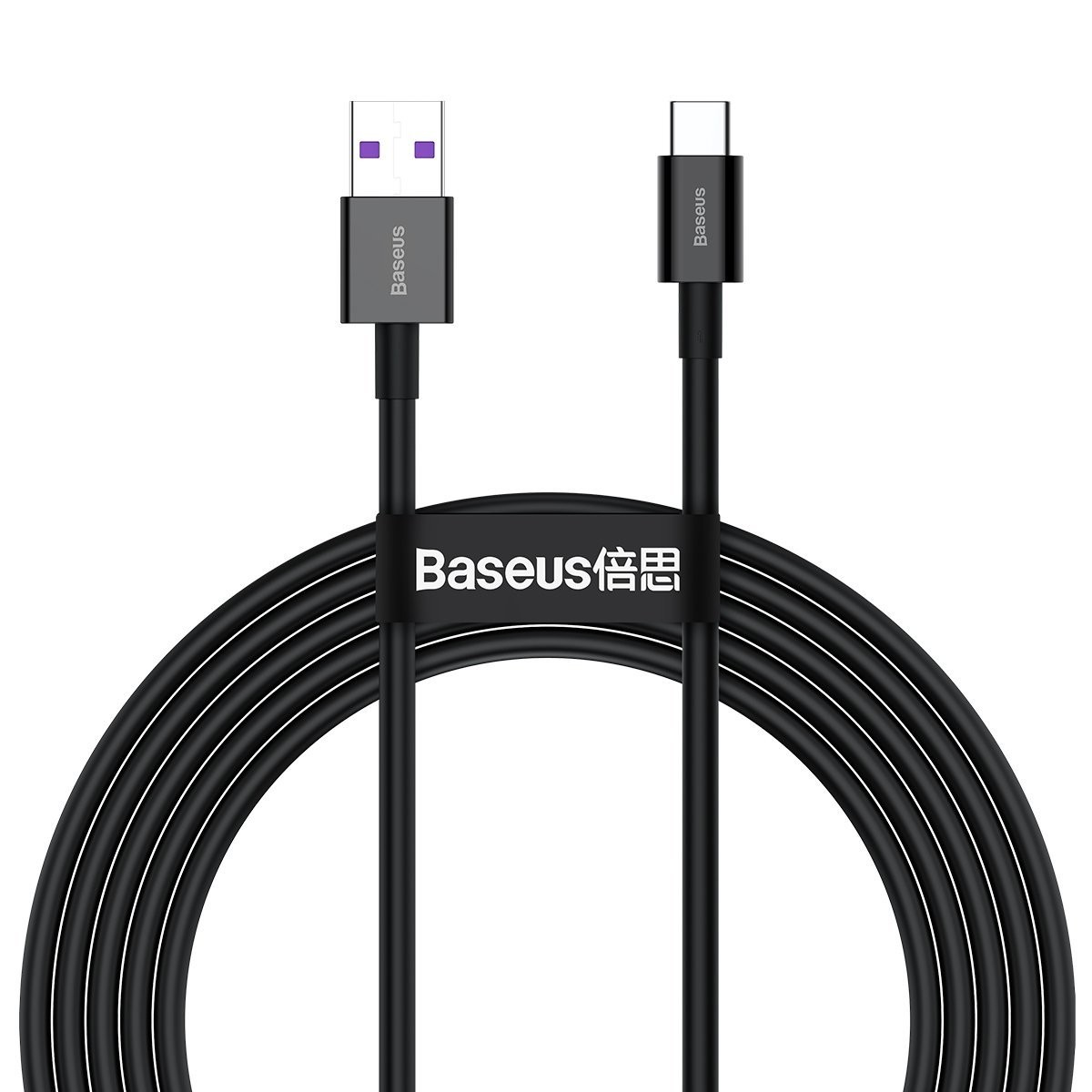 Baseus Superior Series USB do USB-C, 66W, 2m (czarny)