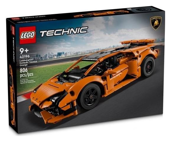 Klocki konstrukcyjne LEGO Technic Pomarańczowe Lamborghini Huracán Tecnica 42196