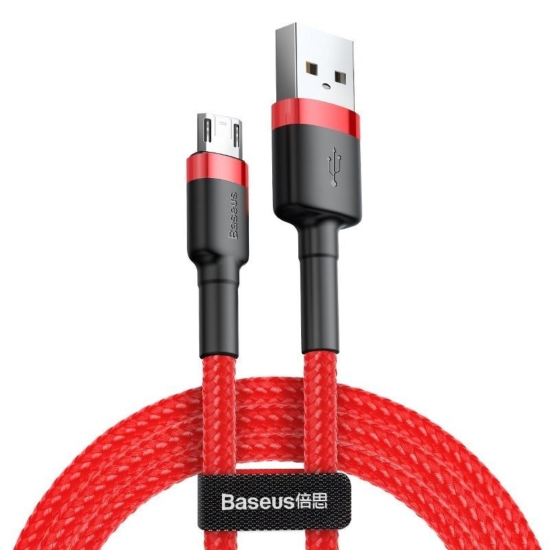 Baseus Cafule USB do microUSB 1.5A 2m (czerwony)