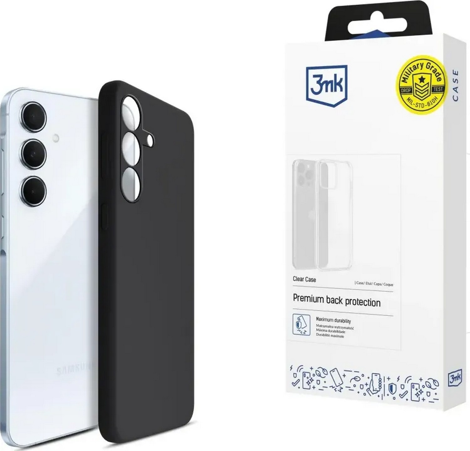 Etui typu plecki 3mk Silicone Case Samsung Galaxy A55 5G