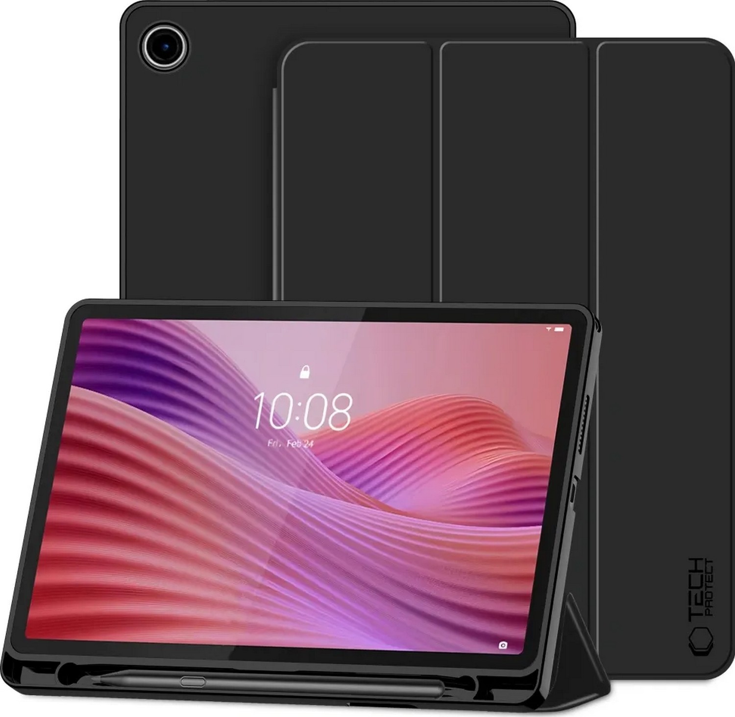 Etui z klapką Tech-Protect SC Pen do Lenovo Tab 10.1 TB-311 czarny