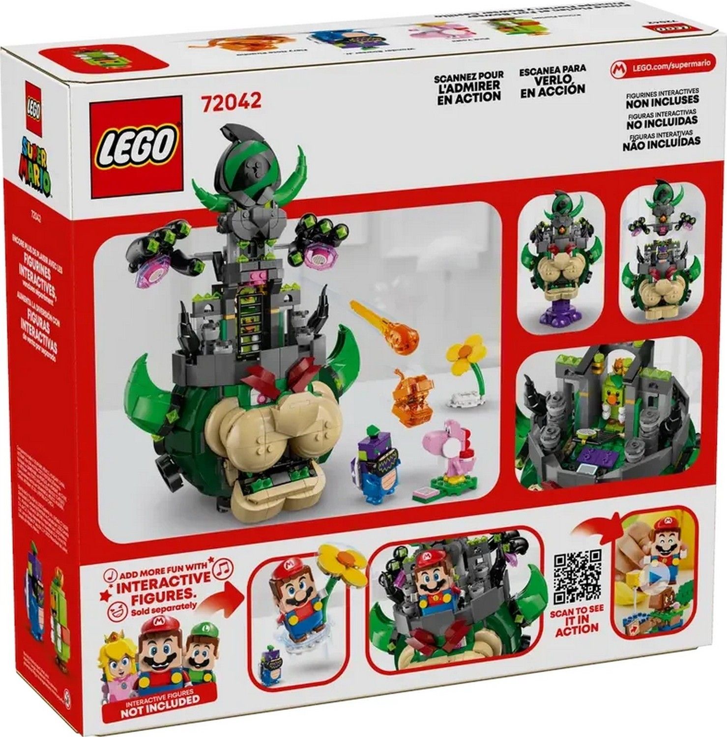 Klocki konstrukcyjne LEGO Super Mario 72042 Prince Florian i Castle Bowser