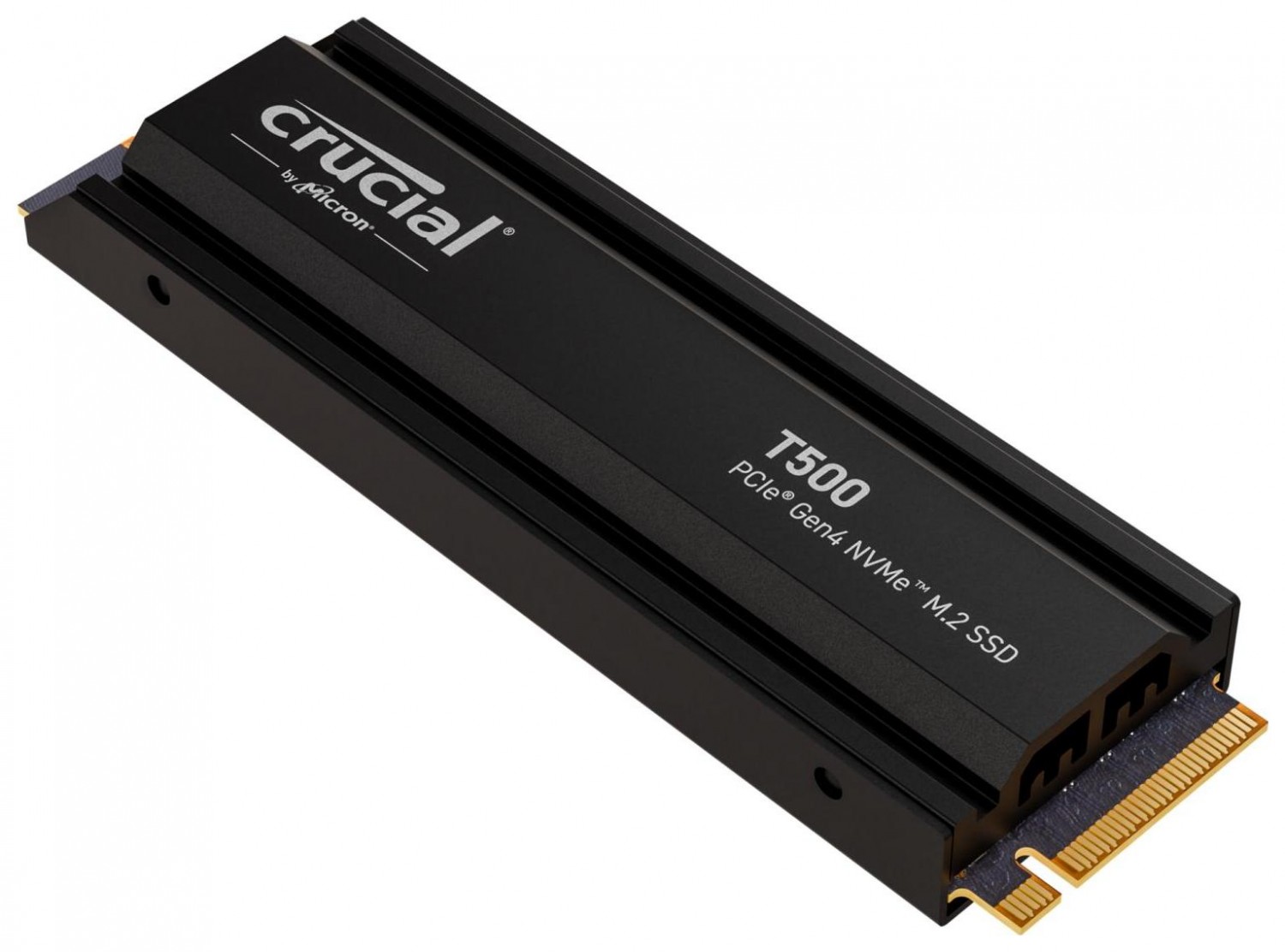Crucial T500 M.2 PCI-e 4.0 NVMe 2TB heatsink