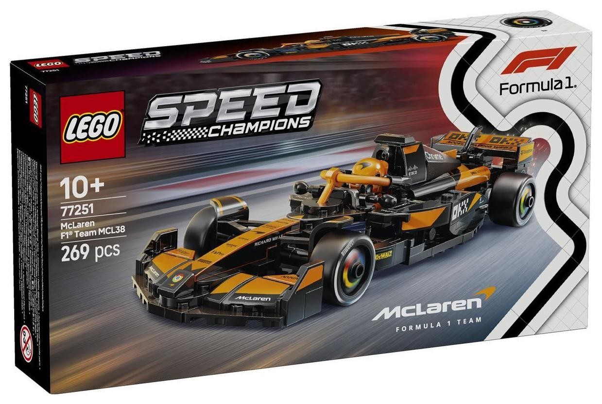 Klocki konstrukcyjne LEGO Speed Champions 77251 Zespół Bolid F1 McLaren MCL38