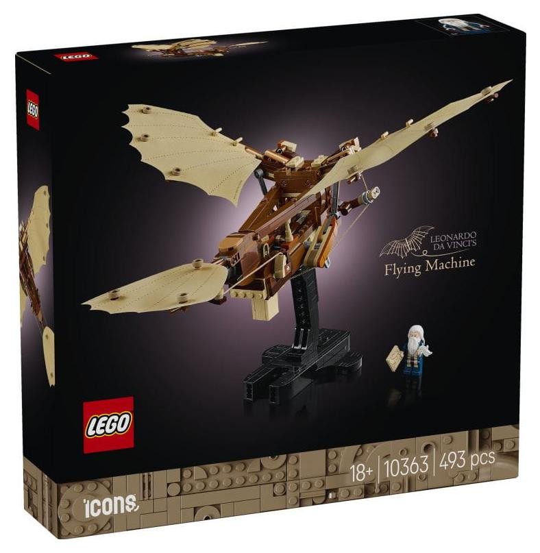 Klocki konstrukcyjne LEGO Icons 10363 Maszyna latająca Leonarda da Vinci