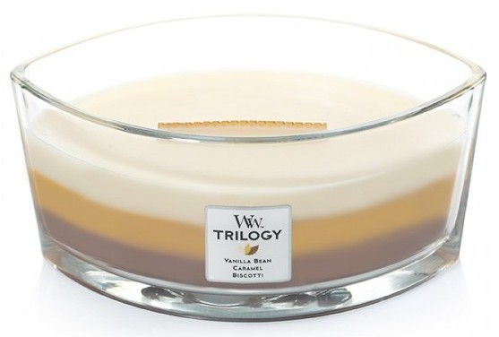 Świeczka elipsa WoodWick Trilogy Cafe Sweets Elipsa 453,6g