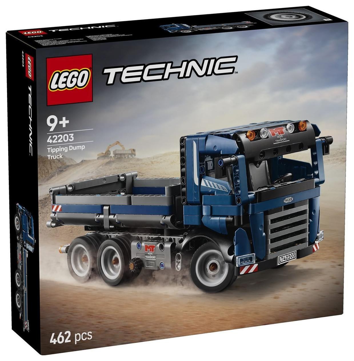 Klocki konstrukcyjne LEGO Technic 42203 Wywrotka z przechylaną skrzynią