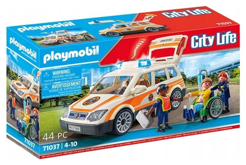 Klocki konstrukcyjne Playmobil City Life 71037 Samochód lekarza pierwszej pomocy