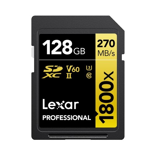 Lexar SDXC 128GB Professional 1800x UHS-II U3 (180/270 MB/s) - 2 szt.