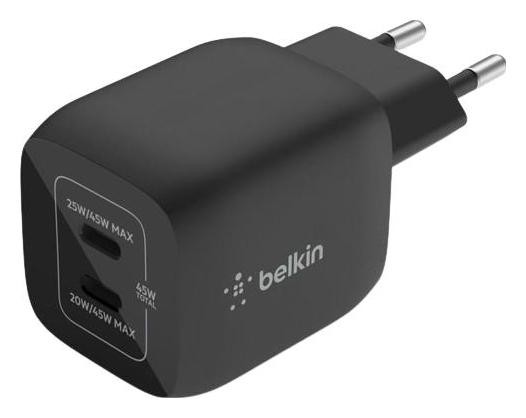 Belkin WCH011vfBK GaN 45W 2x USB-C