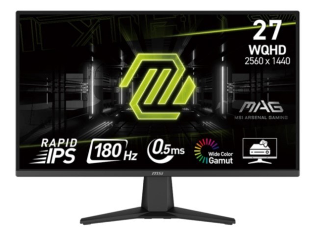MSI MAG 275QF - 180Hz | QHD | 27'' | Rapid IPS | 0,5ms