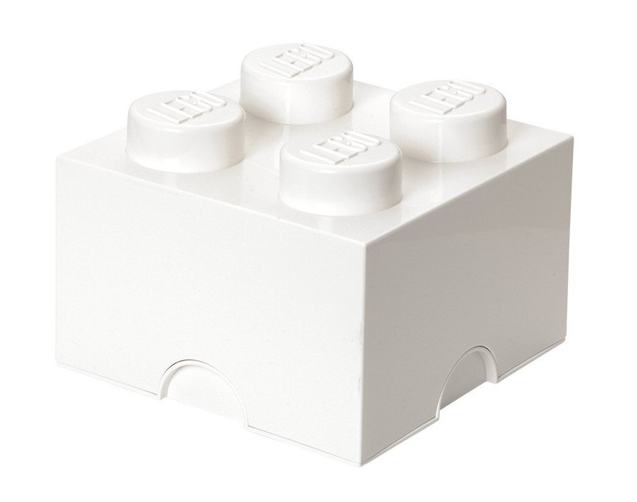 Pudełko na klocki Lego Storage Brick 4 biały
