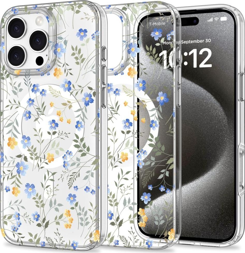 Etui typu plecki Tech-Protect Magmood iPhone 16 Pro Spring Flowers
