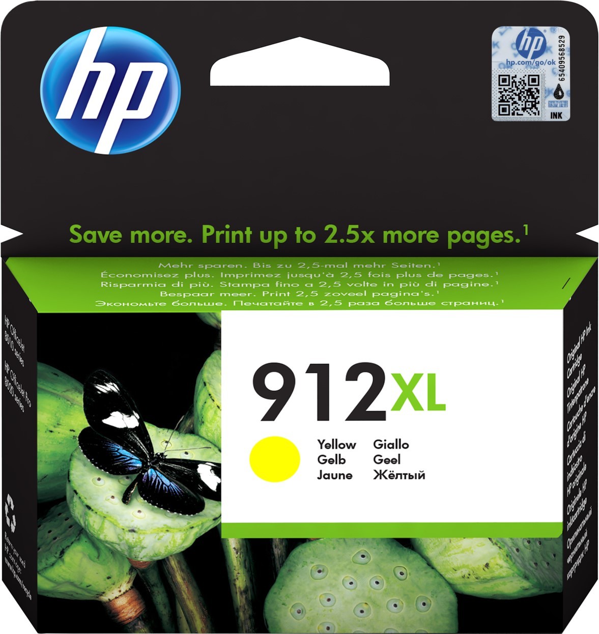 Oryginał HP 912 XL żółty 3YL83AE instant ink