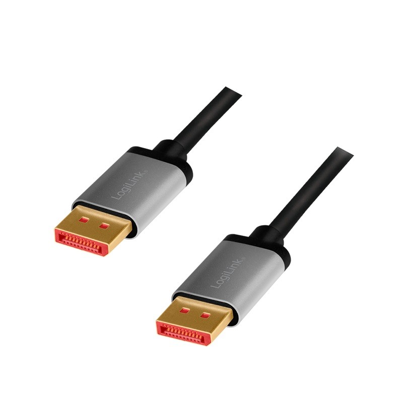 LogiLink DisplayPort 1.4 M/M 3.0m czarno-szary