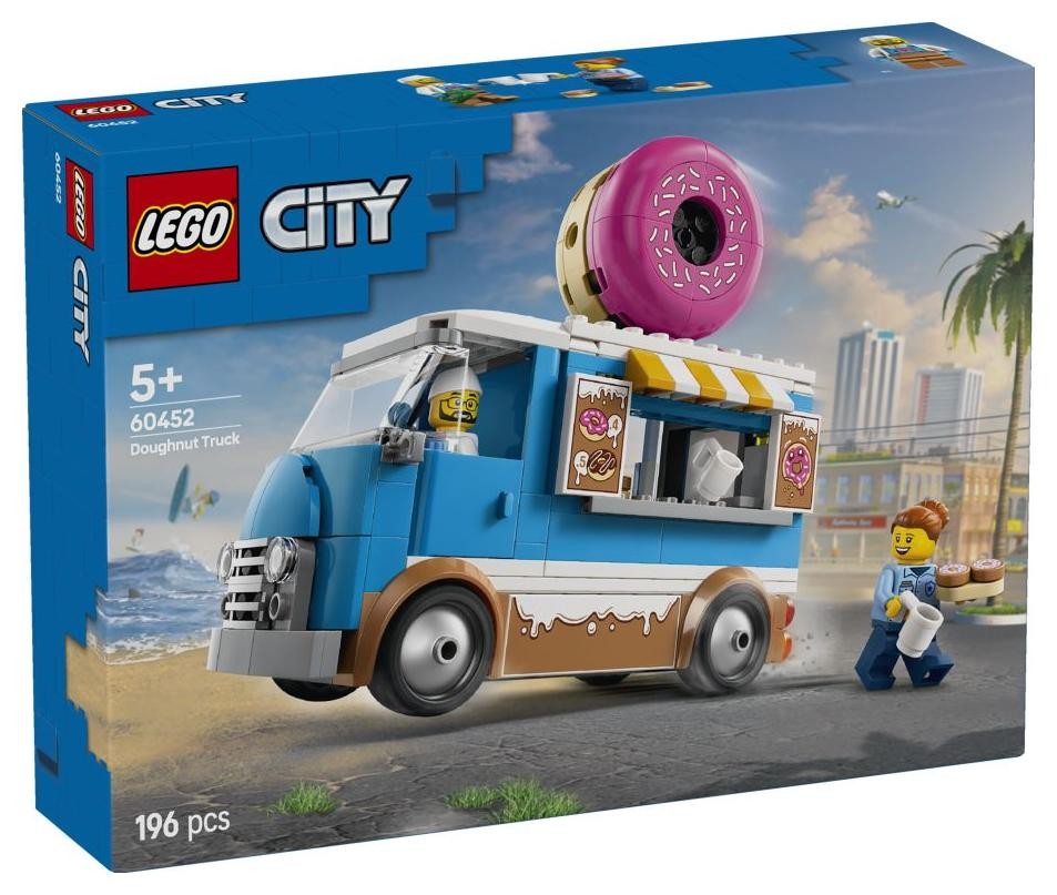Klocki konstrukcyjne LEGO City Great Vehicles 60452 Mobilna pączkarnia