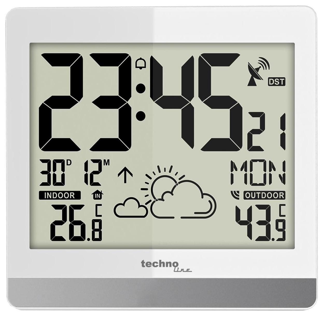 Technoline Zegar cyfrowy ścienny WS8119 APART HOME