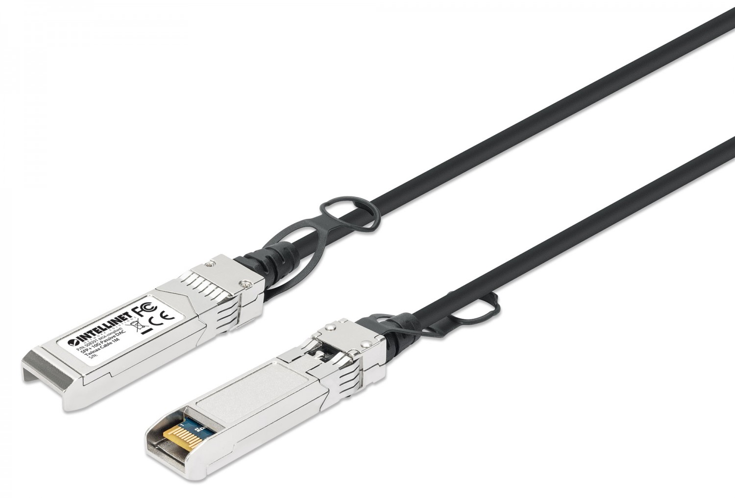 Pasywny Intellinet 508391 Łącze Twinax SFP+ 10G DAC pasywne, MSA, 1m