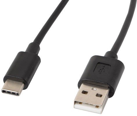 Lanberg kabel USB-C - USB-A M/M 2.0 1.8m czarny
