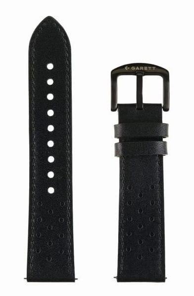 Garett Pasek uniwersalny skórzany czarny 22 mm V