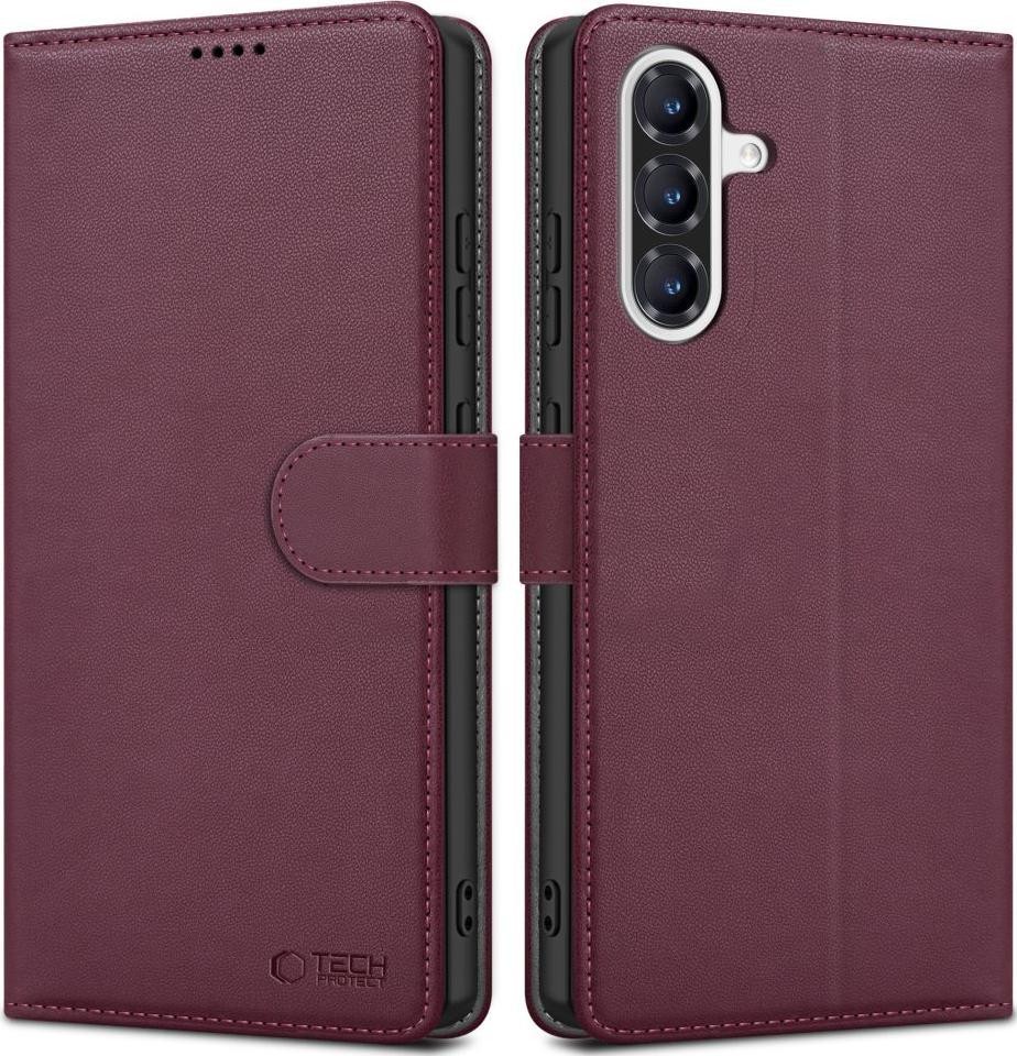 Etui z klapką Tech-Protect Wallet Galaxy A56 5G mulberry