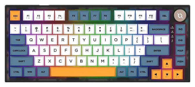 AQIRYS LIBERTAS Wirelles&BT+Wired black