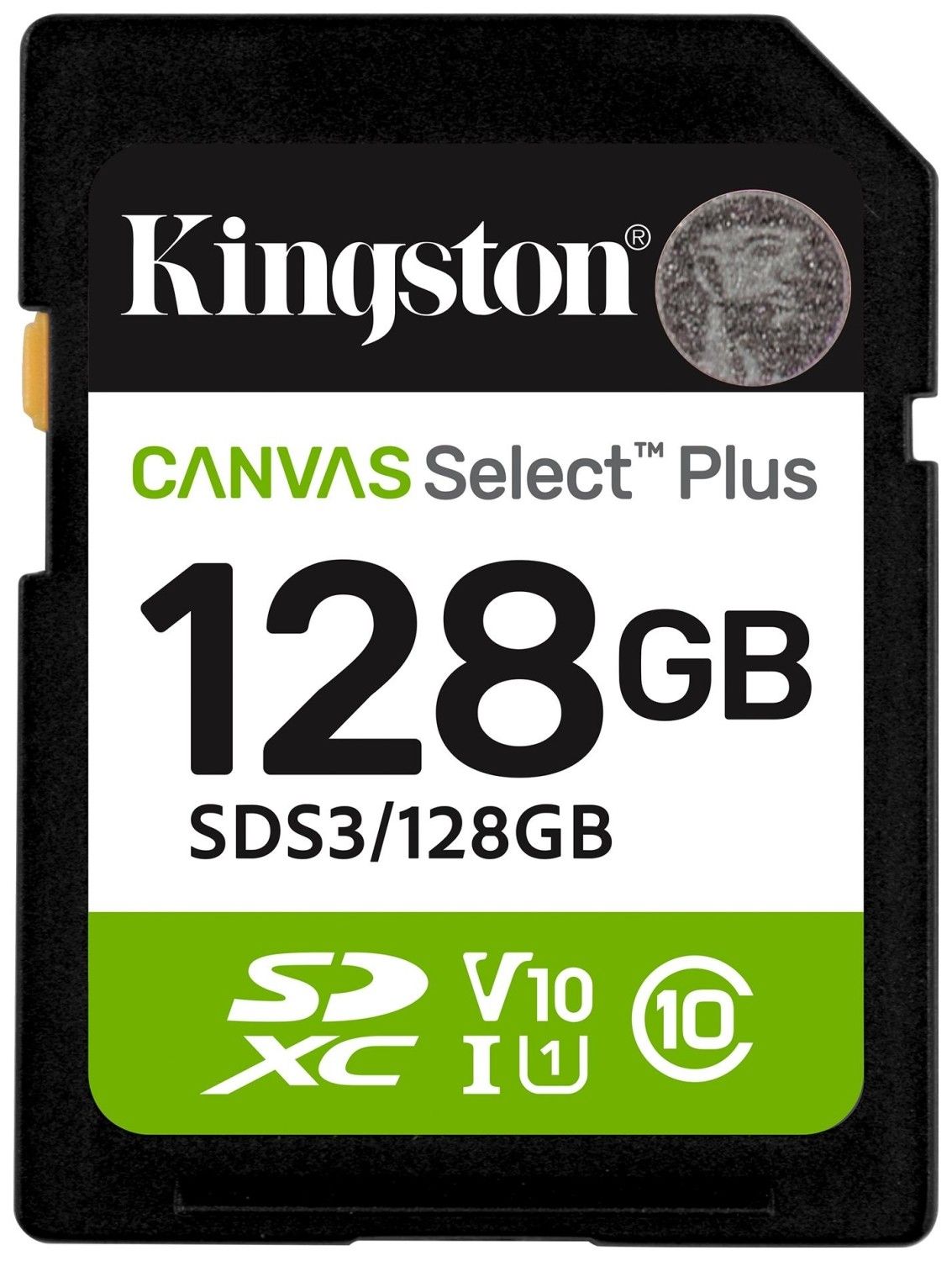 Kingston SDXC Canvas Select Plus Gen3 128GB 150R Class 10 UHS-I